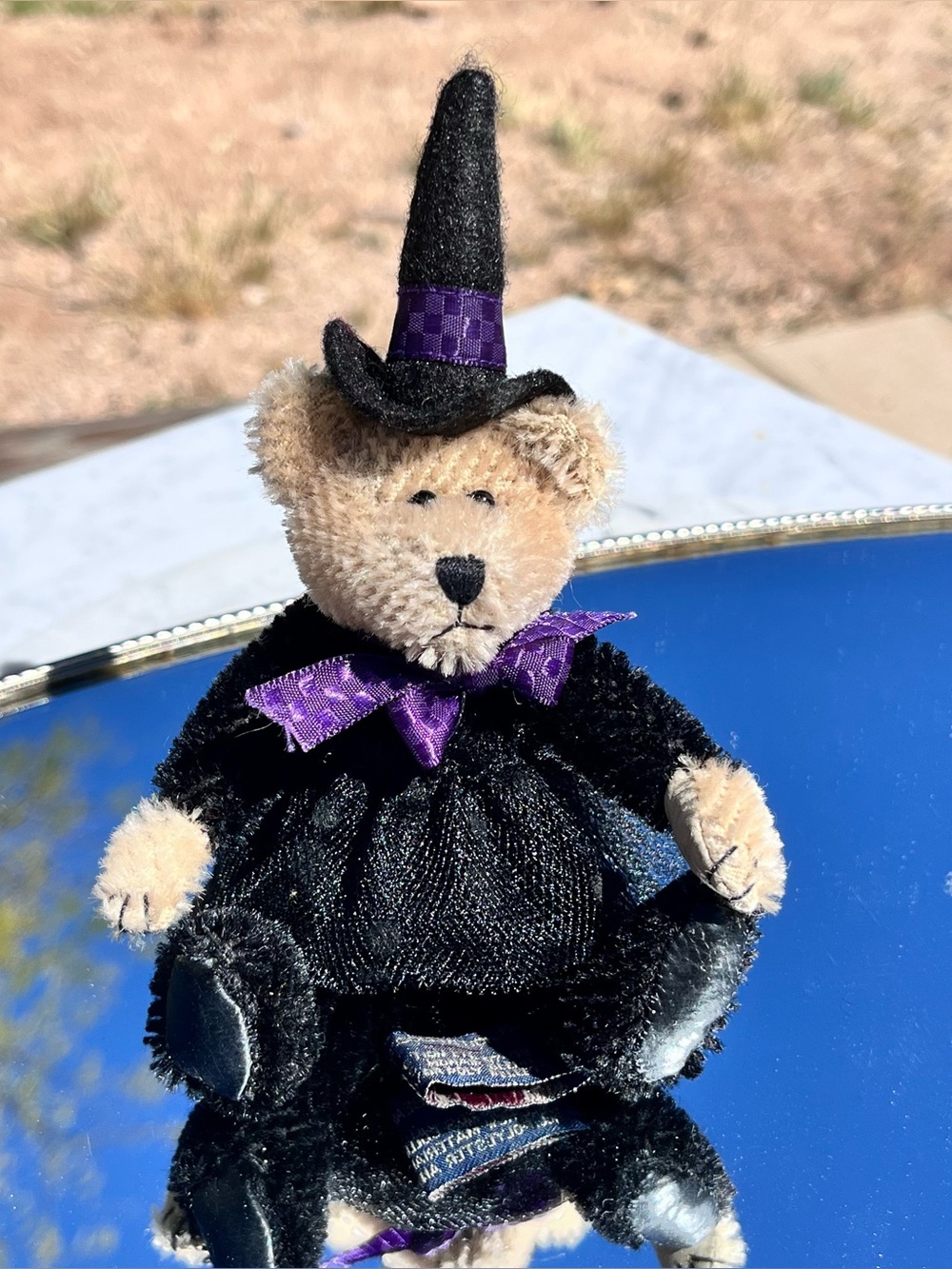 Boyds Collection Mini Mohair Witch Bear Eastwick Cattington 5โ w/o hat Orig Tag